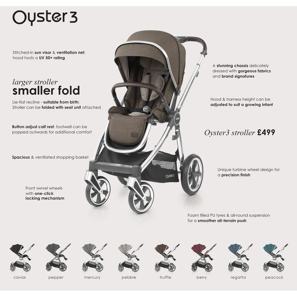 oyster 3 stroller harga