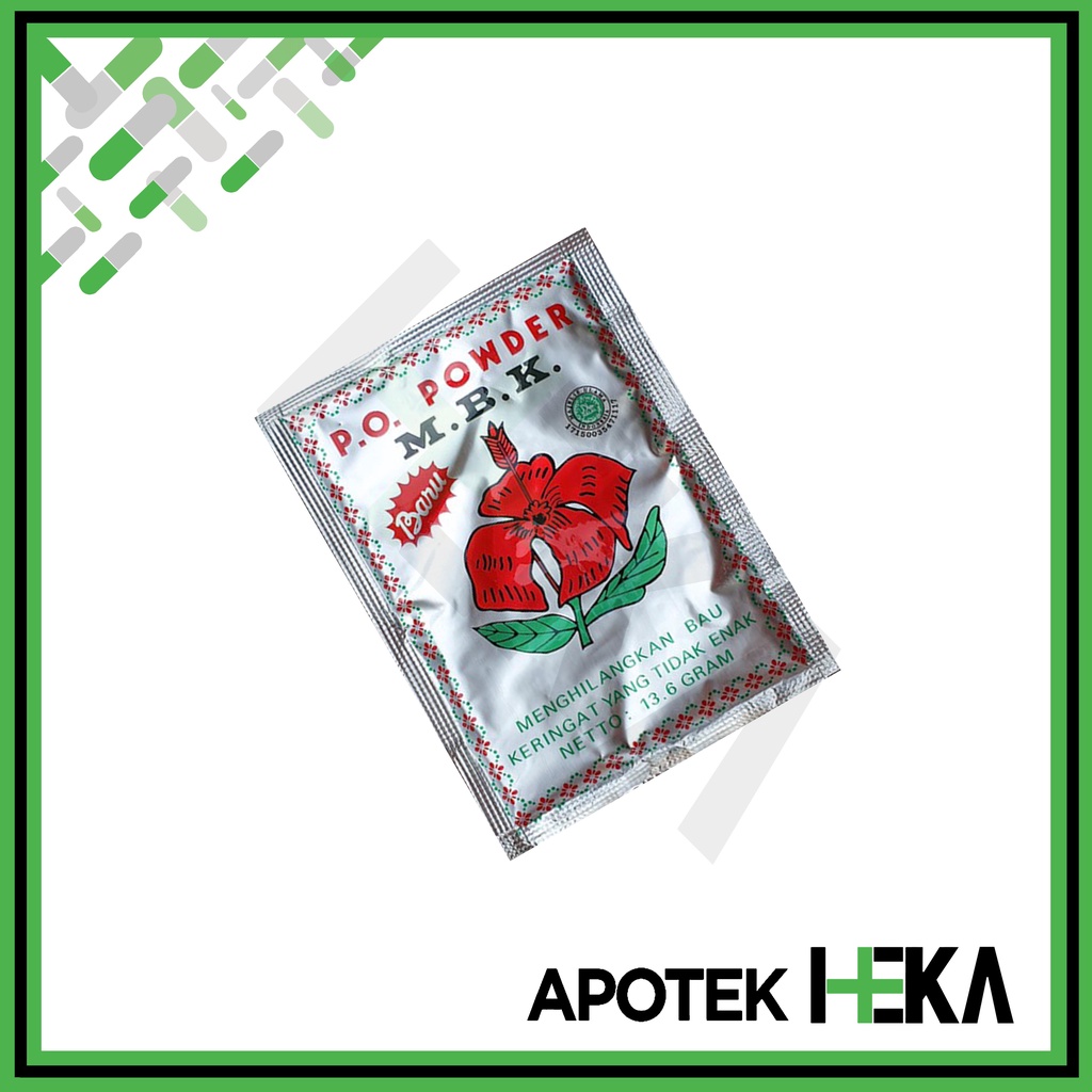 Powder MBK Bedak MBK Silver Sachet - Bedak Bau Badan (SEMARANG)