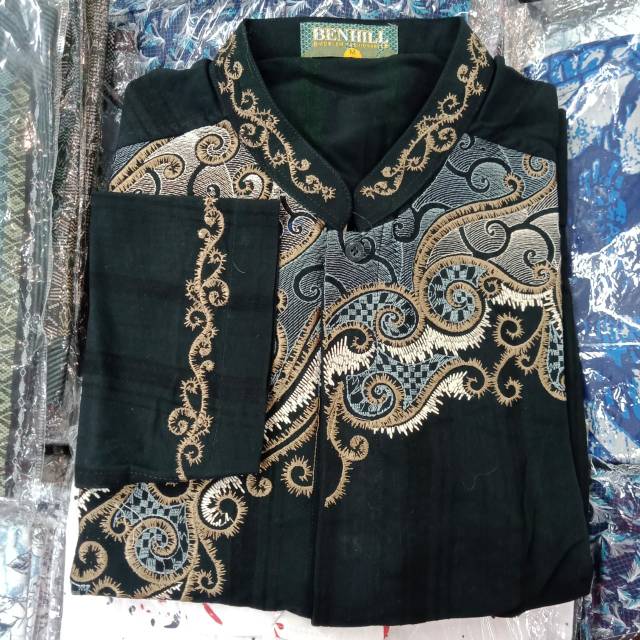 Baju Koko Benhill Bordir
