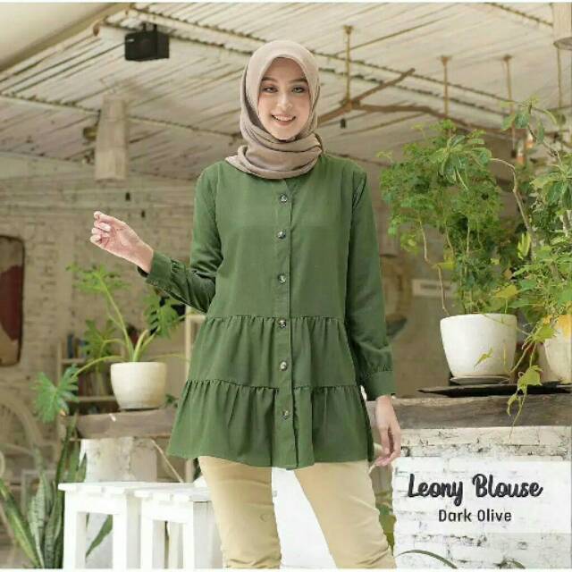 [U.M] TUNIK LEONI | ATASAN WANITA