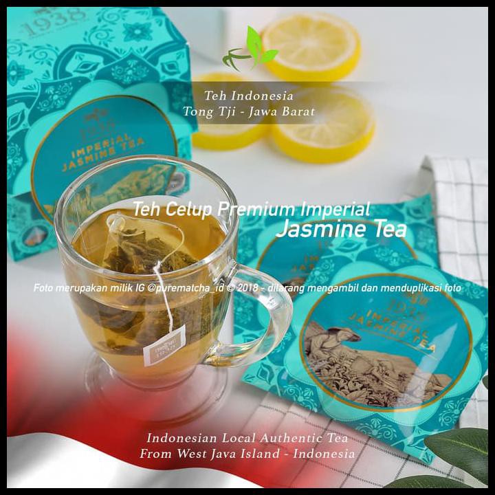 

Tong Tji Imperial Jasmine Tea Box 1 Teabag Pyramid Teh Celup Melati