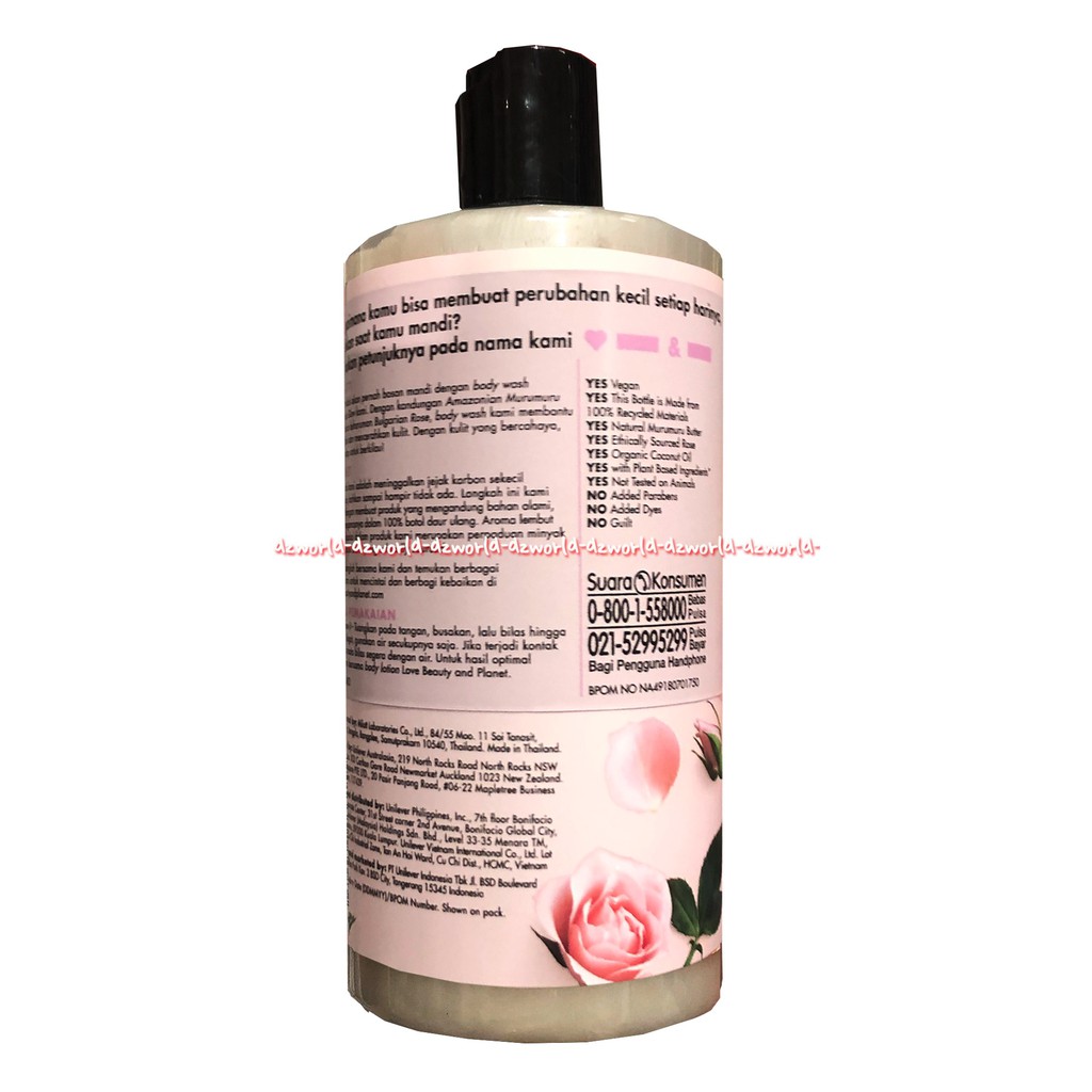 Love Beauty and Planet With Coconut Water Body Wash 400 ml