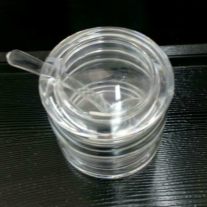 Acrylic Sauce Pot w Spoon / Tempat Sambal dengan sendok BB1264