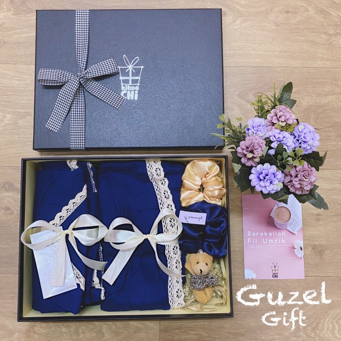 

Kikoochi Guzel Gift - Hadiah Kado Ulang Tahun Mukena Wanita Lebaran - Pink