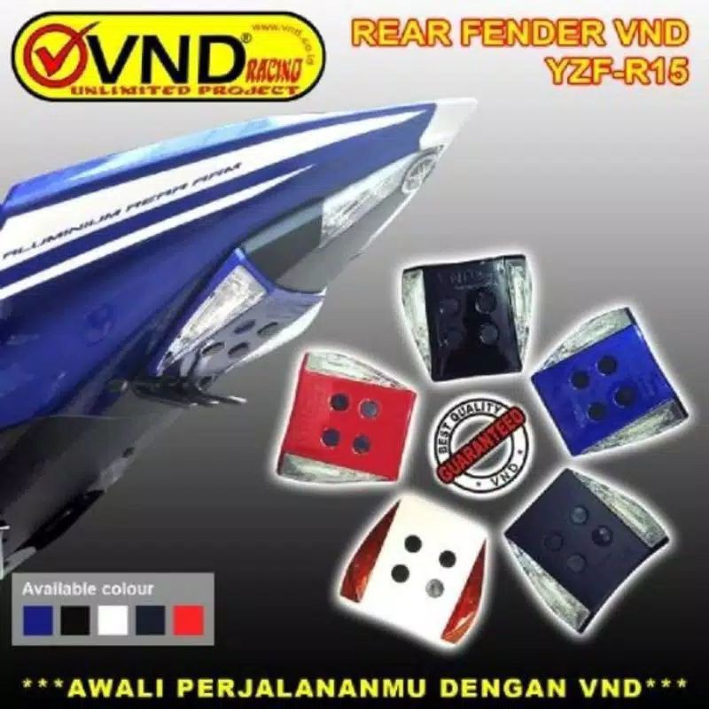 Undertail Fender VND Original Ready R15 V3,R15 V2,Cb150r Led,Gsx,Xabre,R25,Ninja 250 Fi Dan Motor Lain Nya