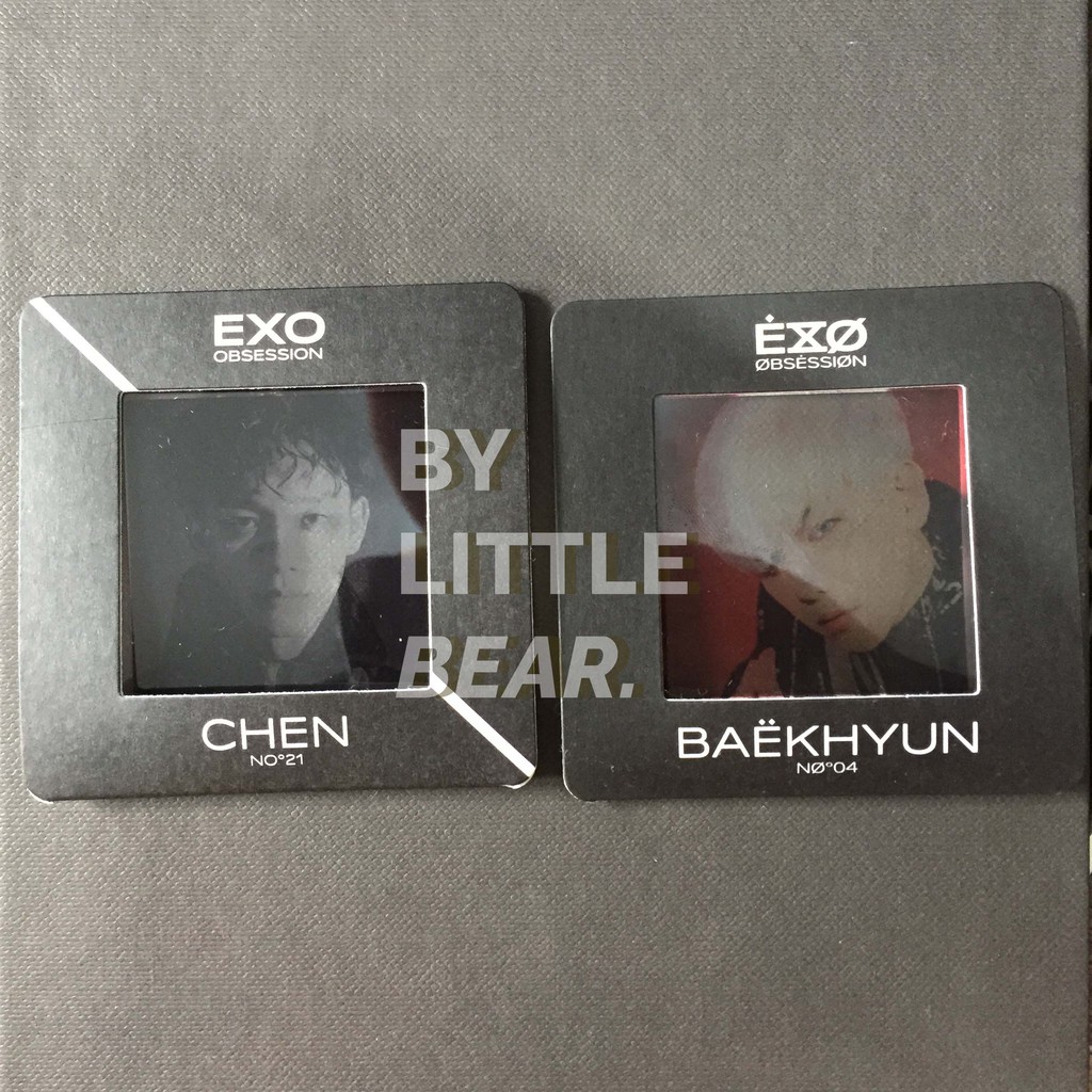 Official  EXO Obsession Chanyeol Baekhyun Chen Photo slide
