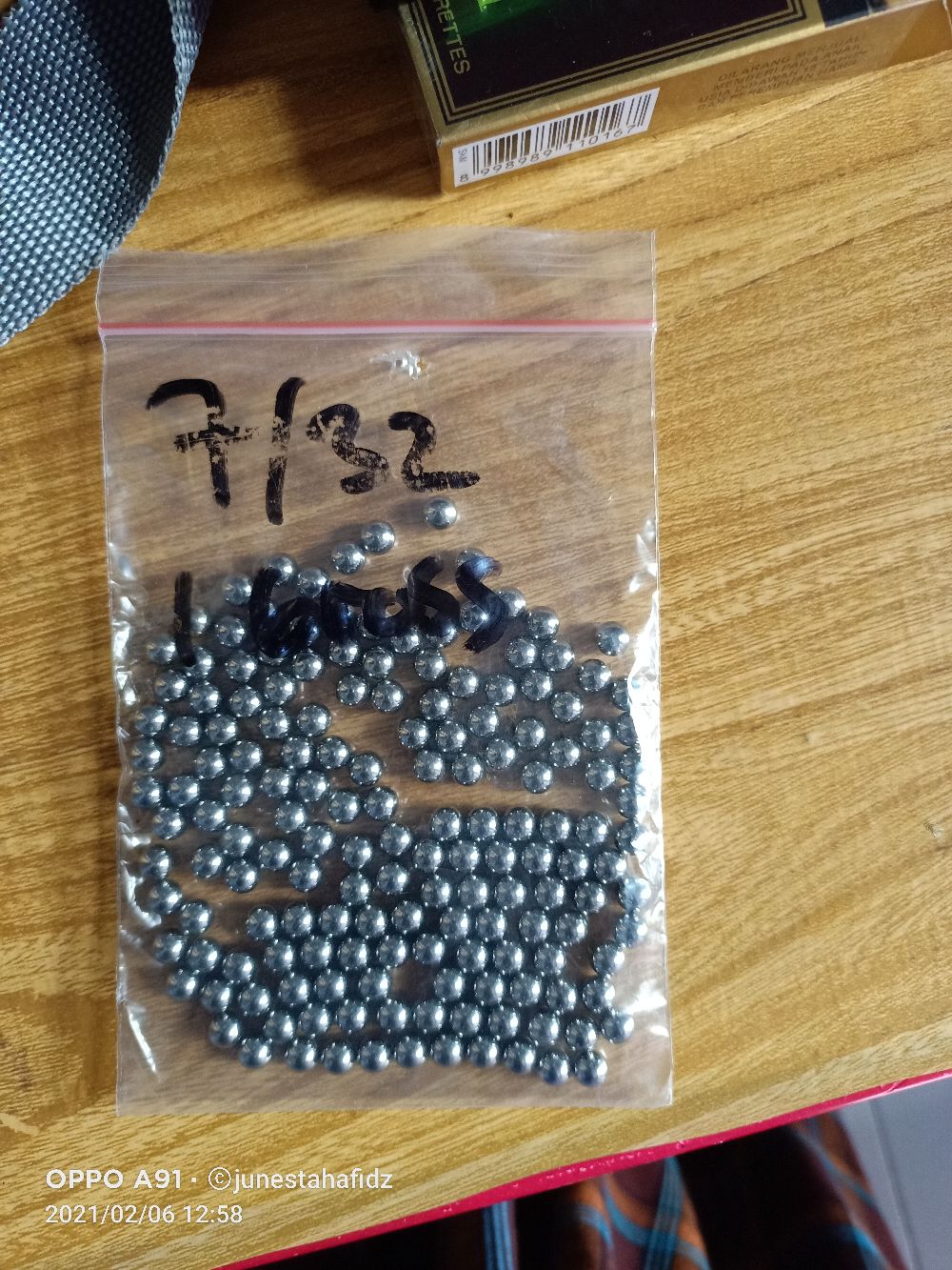 Stell Ball 7/32 Inc Pelor 5,55mm