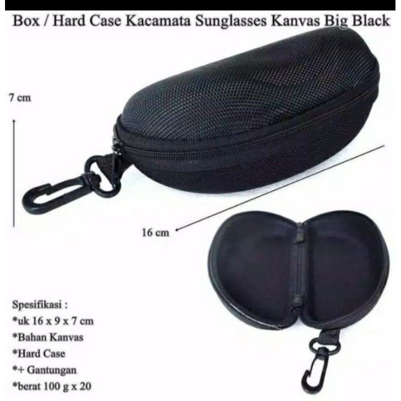 BOX KACAMATA RESLETING -Melindungi dari kerusakan/pecah&amp; mudah dibawa kmana aja- -Bahan anti air