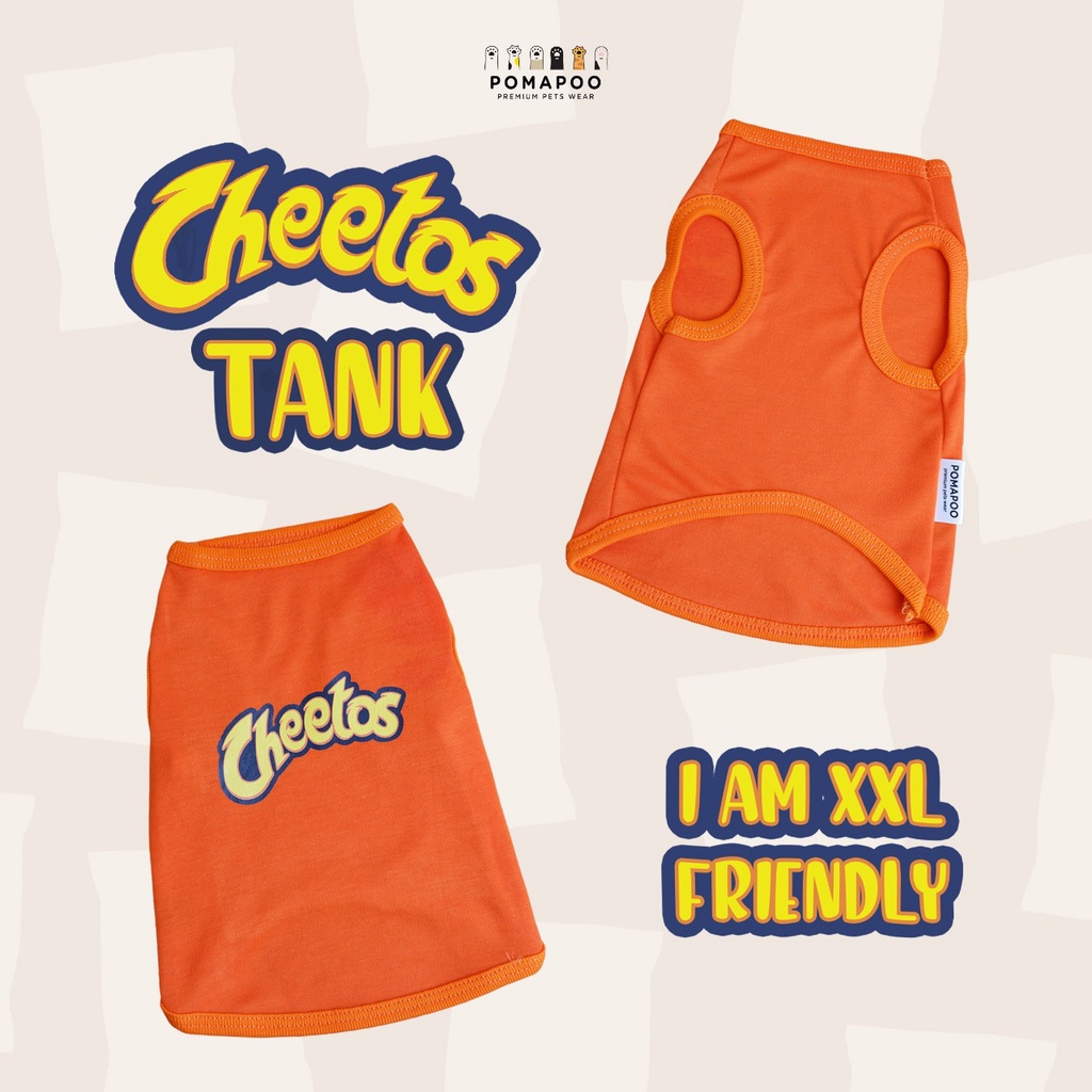 POMAPOO - Baju Kucing dan Baju Anjing Cheetos Tank