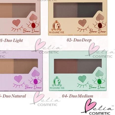 Terlaris / ❤ BELIA ❤ Madame Gie Eyebrow Draw Brow kit 01 - 04 Eye brow BPOM New.,,,**