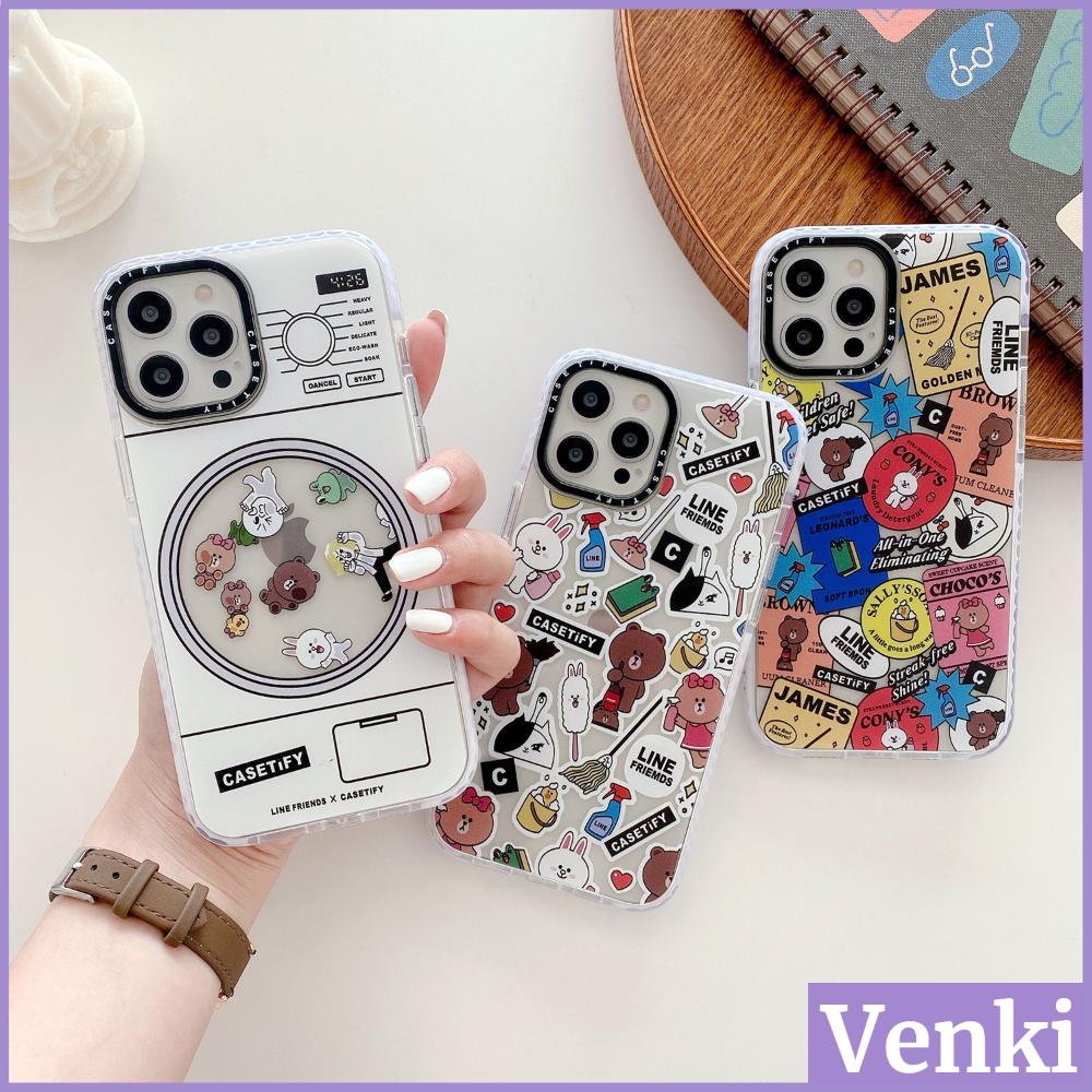 Venki - iPhone Case Silicone Soft Case Clear Case Shockproof Camera Frame Cute Cartoon For iPhone 12 Pro Max iPhone 11 iPhone 7 8 Plus 8plus 11 Xr 12 Pro MAX Max SE SE2020 iphone 7 XS 7plus mini