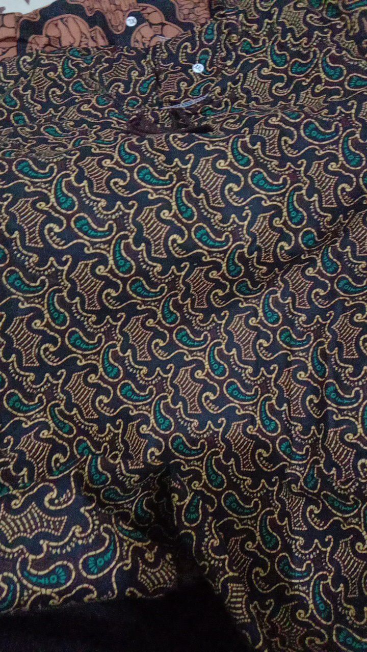 Atasan Blouse Batik Wanita Modern Fashion Wanita Kekinian Brokat Batik