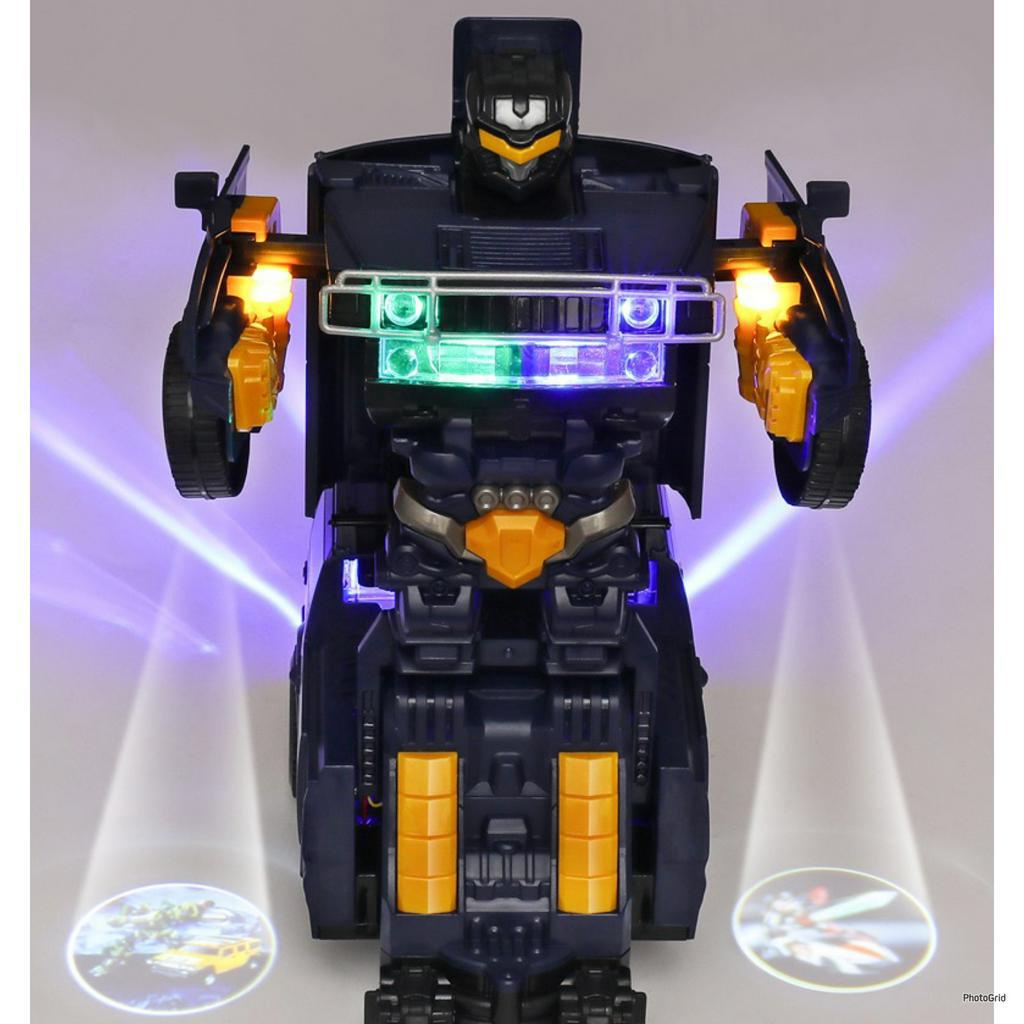 HAPPYTOYS.888 #B74 MAINAN MOBIL POLICE ROBOT / MOBIL ROBOT POLISI WITH LED DAN MUSIC