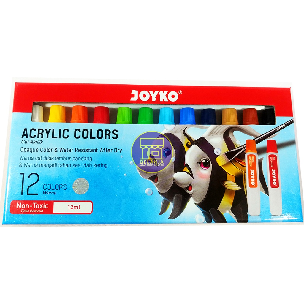 

JOYKO CAT ACRYLIC/ AKRILIK CAT ACC-12ML [ SET ]