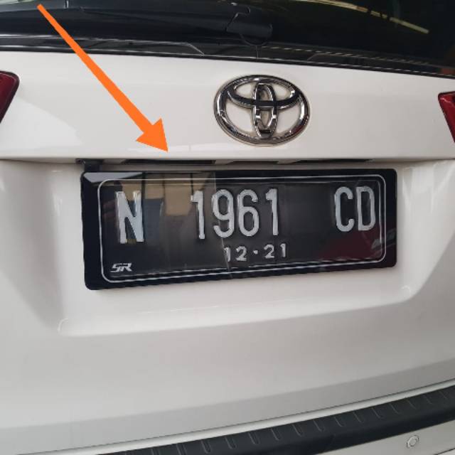 Jual Plat nomor mobil mika original IZY / DCS / SR | Shopee Indonesia