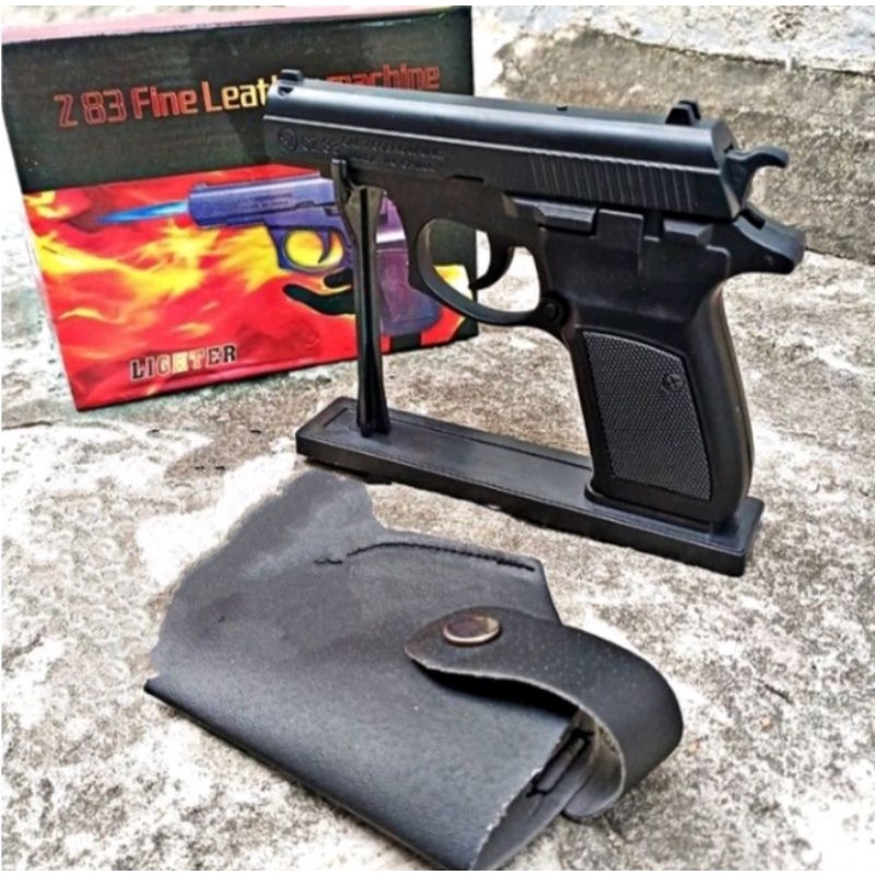 Korek Api Bara model replika pistol full besi