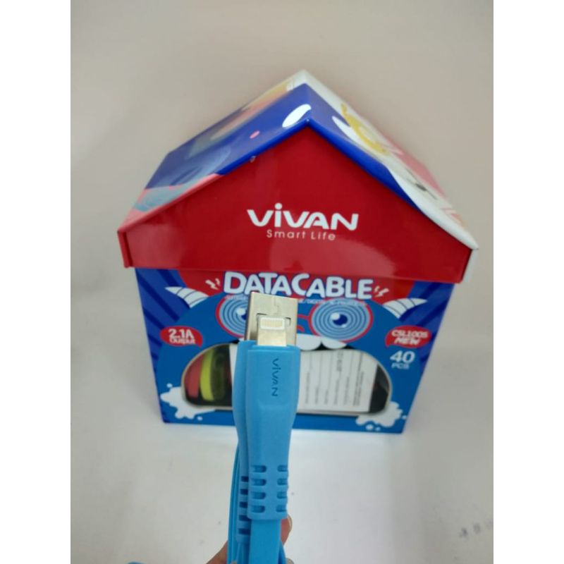 KABEL DATA VIVAN IPHONE FAST CHARGER