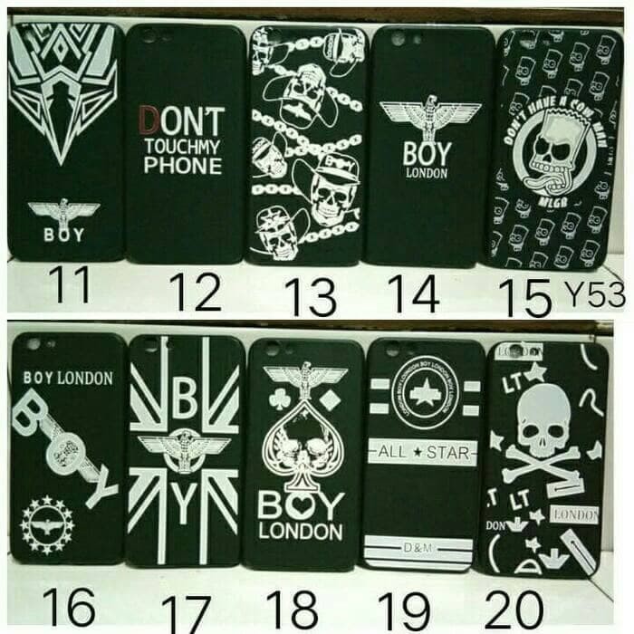 Case cover Karakter Case Softcase Fuze Hitam Oppo A57 / Soft Case Oppo A57