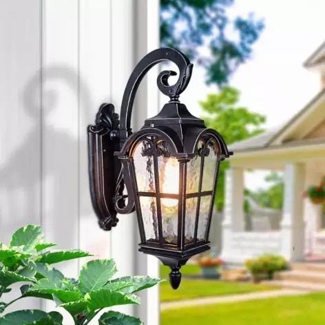 Lampu Tempel Hias Dinding Klasik Teras Rumah Outdoor Waterproof