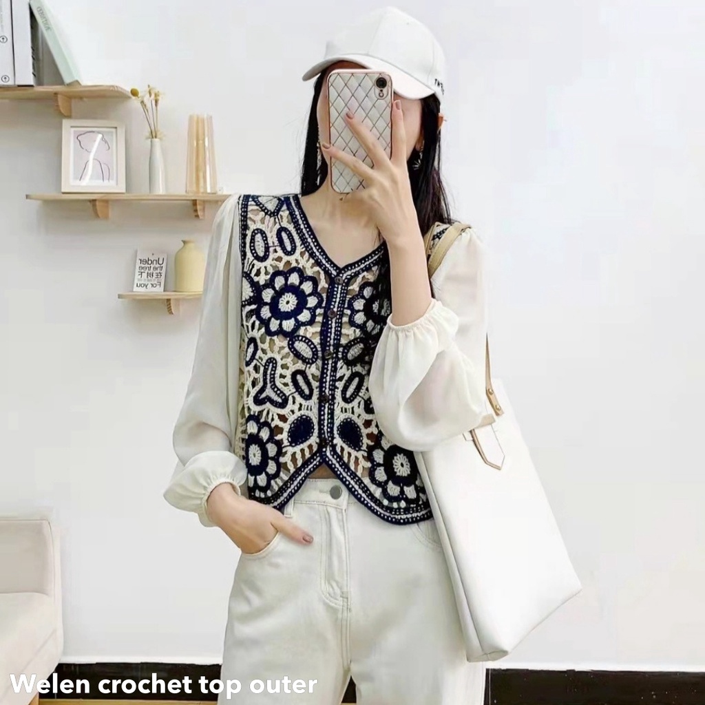 Welen crochet top outer - Thejanclothes