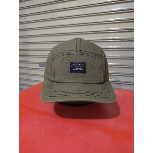 Topi 5 Panel Army Second