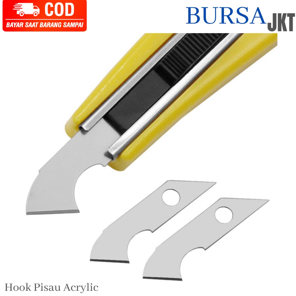 PISAU CUTTER AKRILIK / ACRYLIC GRATIS 2 MATA PISAU TAMBAHAN