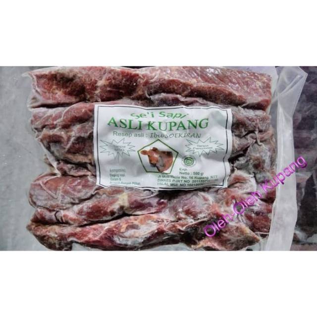 

Sei Sapi / Sapi Asap Asli Kupang (NTT) resep Ibu Soekiran 5 kg