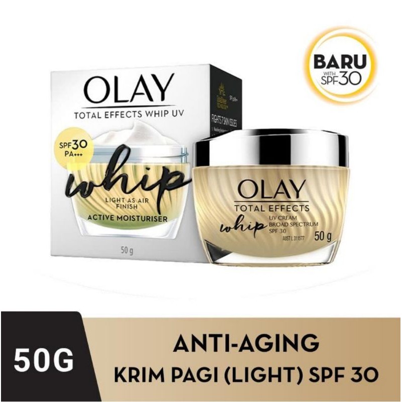 Olay Whip Total Effect Whip Active Moisturizer UV SPF 30 PA+++ 50g Olay Total Effect Whip SPF 30 50g