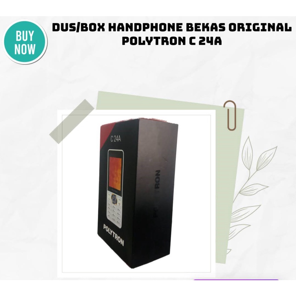 

POLYTRON C24A DUS KOSONG BEKAS DUS BOX KOTAK HP ORIGINAL DUS HANDPHONE