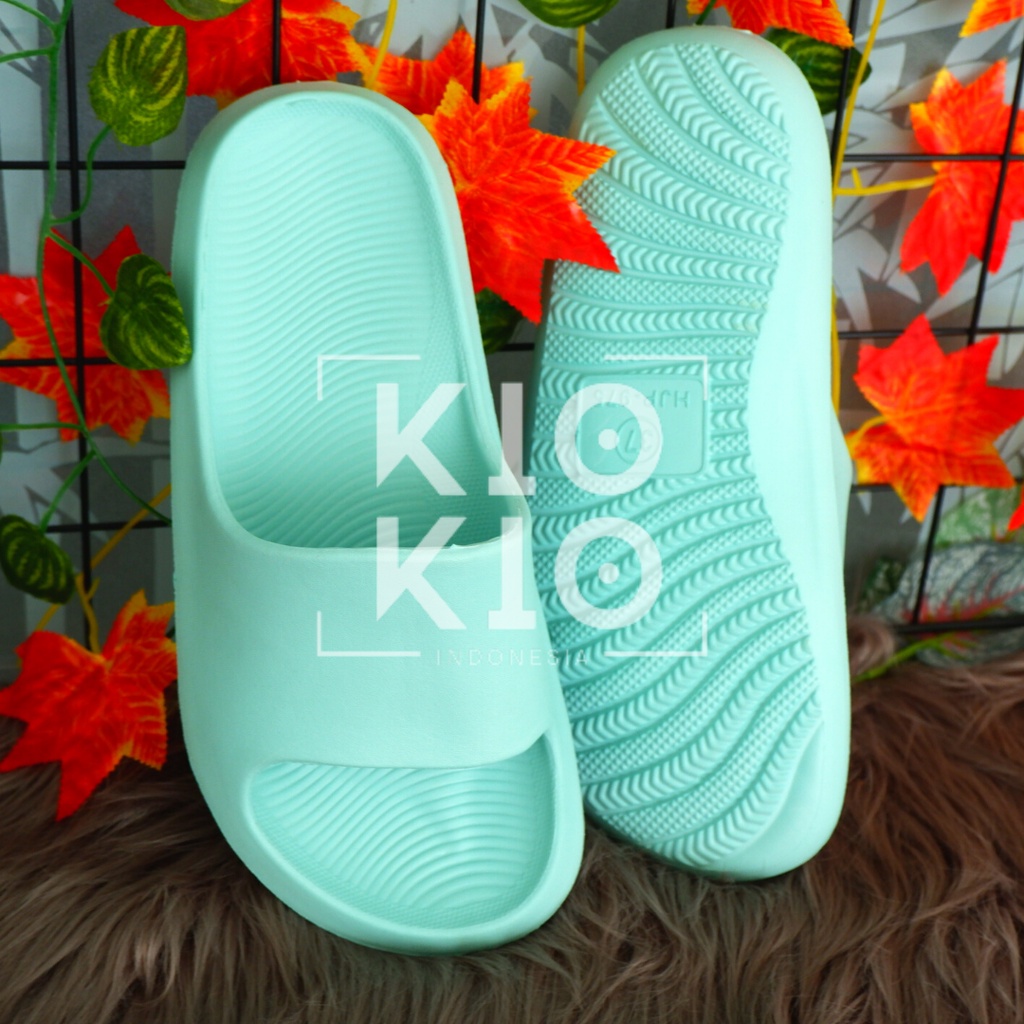 Sandal Slop wanita  sandal kamar mandi berbahan sandal wanita  Sendal Slop Wanita Karet modern korea Style slip on anti Slip