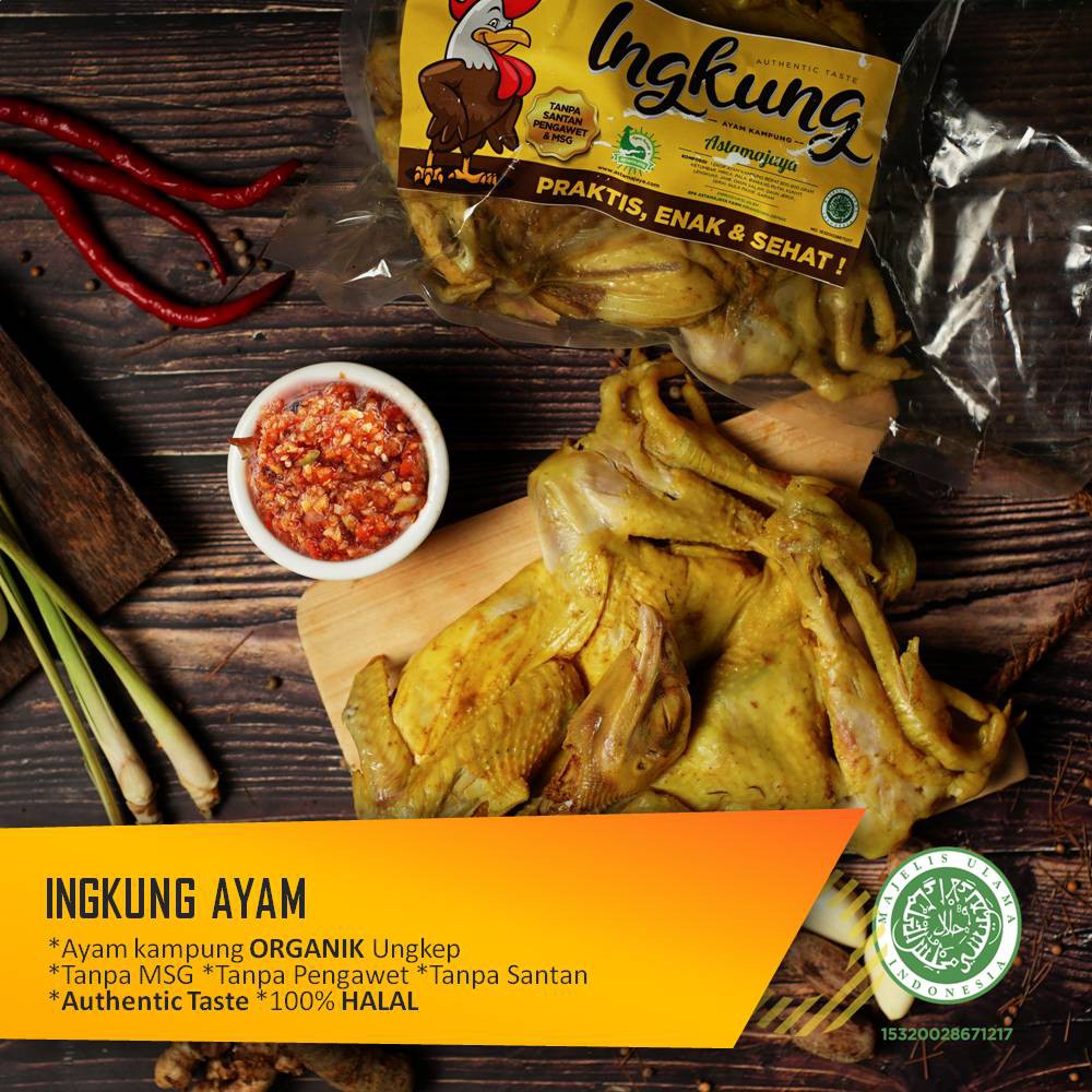 

Ayam kampung Organik Ungkep