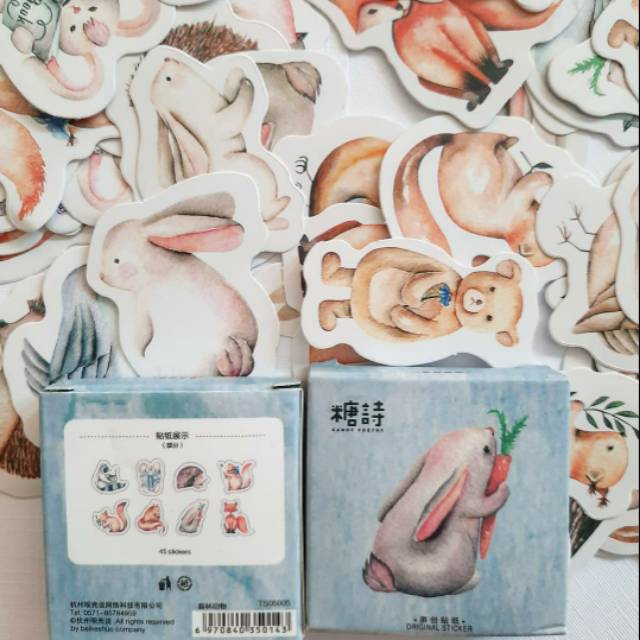 

Stiker lucu Stiker Box Impor Isi 45pc