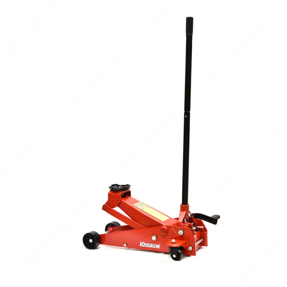 Krisbow Dongkrak Buaya Pendek Ceper 3,5 Ton Hydraulic Floor Jack