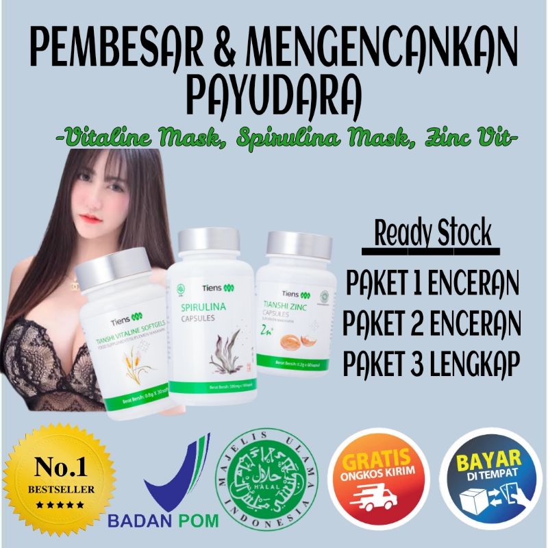 [TERLARIS]BREAST PLUS+ | PEMBESAR PAYUDARA & MENGENCANGKAN PAYUDARA 100%