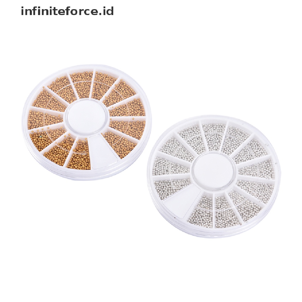 (infiniteforce.id) Manik-manik Caviar Mikro 3D Untuk Dekorasi Nail Art / Manicure DIY