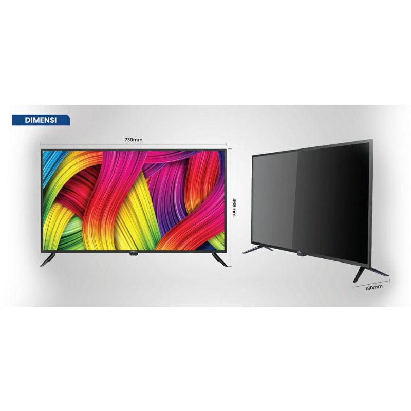 AQUA LED TV 32 inch DIGITAL DVB-T2 Miracast 32AQT9600