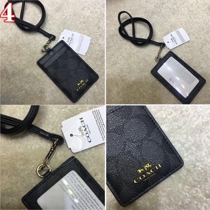 

Ready Lanyard Coach Dompet Tag Kartu Nama Merek Coach Original