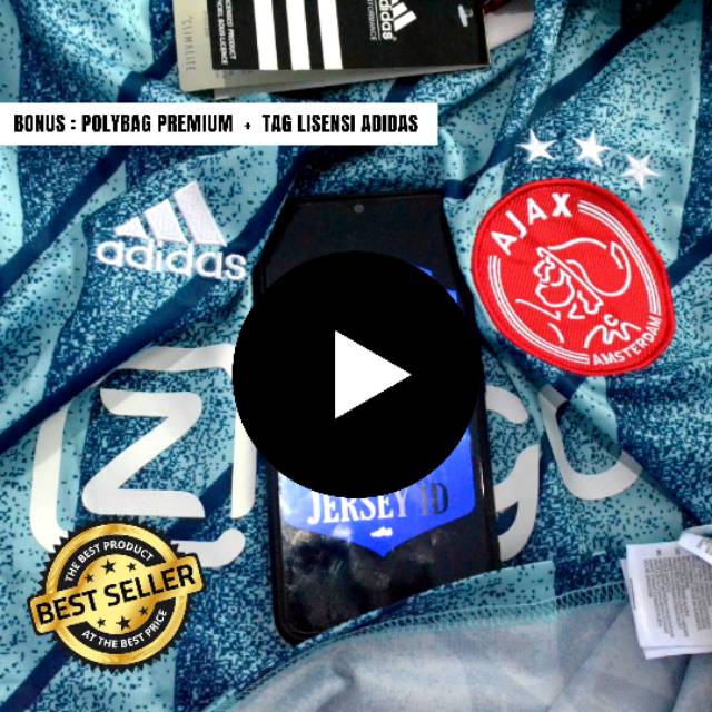 PREMIUM Jersey Ajax Away 2020 2021 IMPORT HIGH QUALITY TOP PRODUCT BAJU BOLA TERBARU ORIGINAL