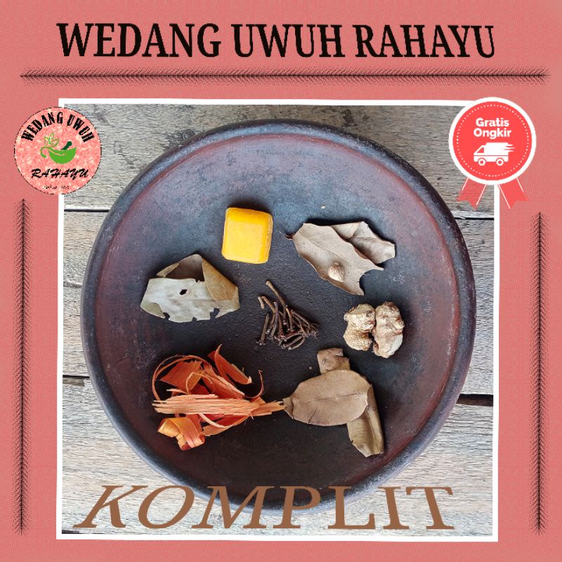 

Komplit + Sereh Wedang Uwuh Rempah Khas Imogiri Jogja Satu Pack 325 Gram