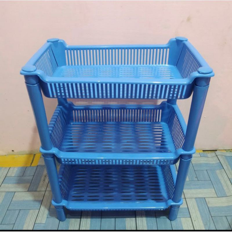 Rak mini serbaguna 3 susun / rak bumbu / rak kosmetik