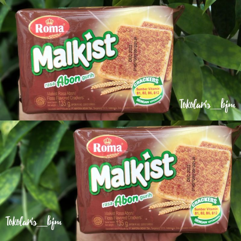 

Biskuit Roma Malkist Rasa Abon Gurih.