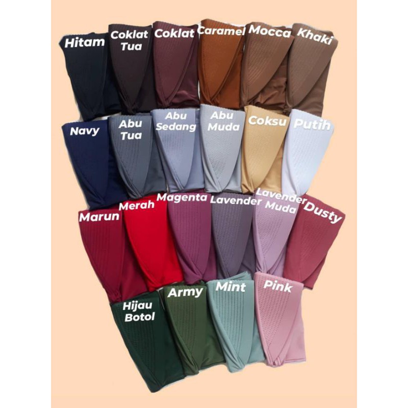 PART 2 | BERGO SPORT PREMIUM JERSEY HIJAB OLAHRAGA KERUDUNG PENDEK JILBAB INSTAN SARALIAHIJAB-2