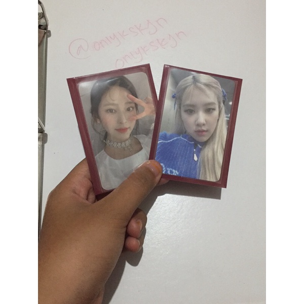 [BOOKED] Official Photocard Izone Oneiric Diary Minju And Rose Bene Ktown