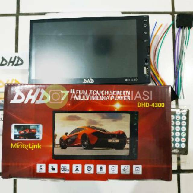 Head unit double dine dhd 4300