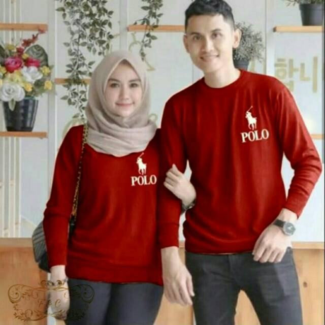 Baju couple murah Trendy Couple polo