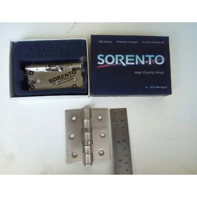 Engsel Plat Tebal 3&quot; Sorento ( Tersedia 2 Warna)/ENGSEL JENDELA LEMARI GEMBOK/ENGSEL PINTU TEBAL BERKUALITASSS AWET TAHAN LAMA