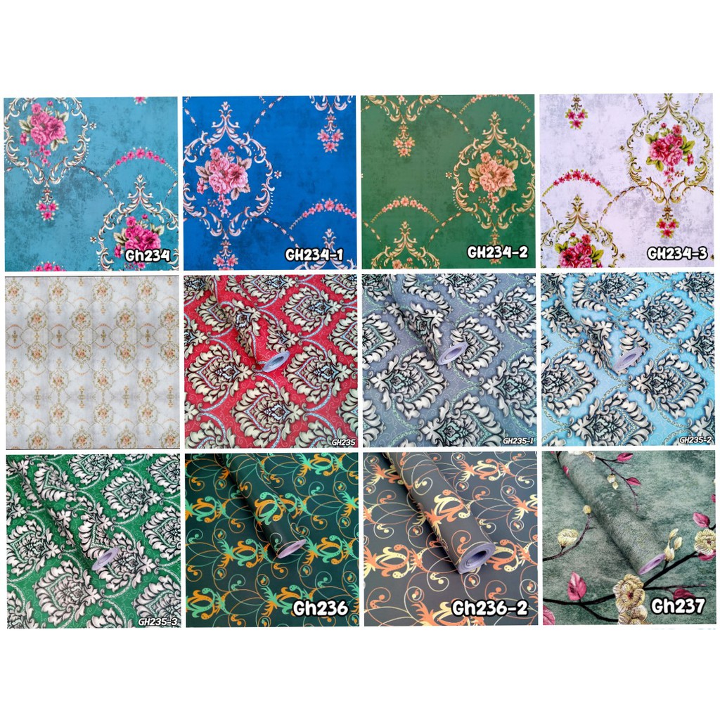 Wallpaper Dinding 8meter Wallpaper Ruang Tamu Motif Batik Murah Best Seller Free Perekat