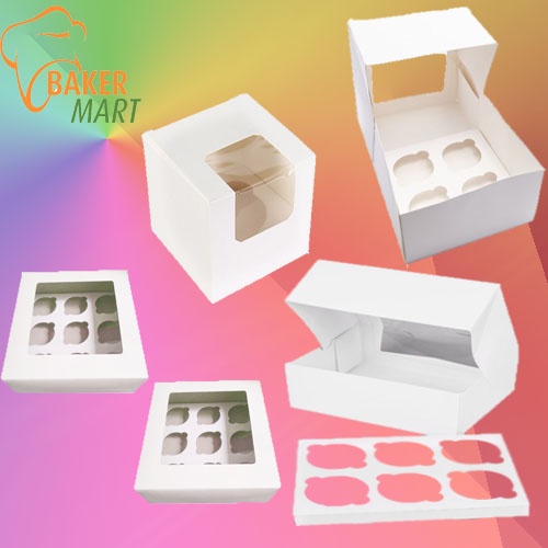 

Box Cupcake / Dus Cupcake Putih Polos