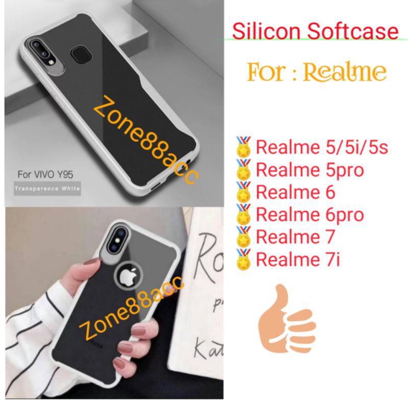 Case Realme 5 5i 5S 5Pro 6 6pro 7 7i Pro Silicon Softcase Silikon Casing Cover Softshell Focus