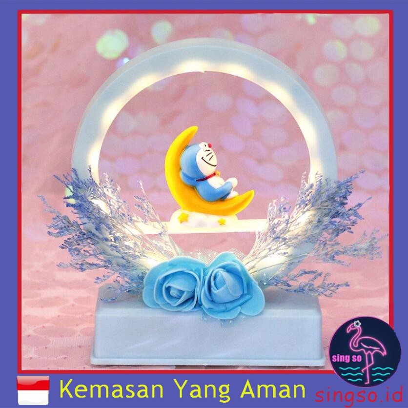 Kartun Kamar Tidur Dekorasi  Lampu  Doraemon Bintang  Lampu  